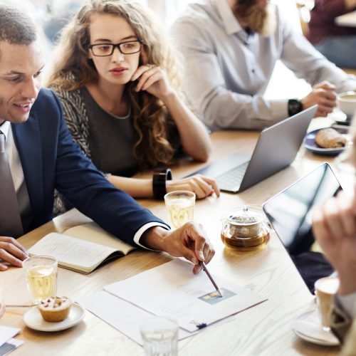 Business Corporate Management Planning Team Concept